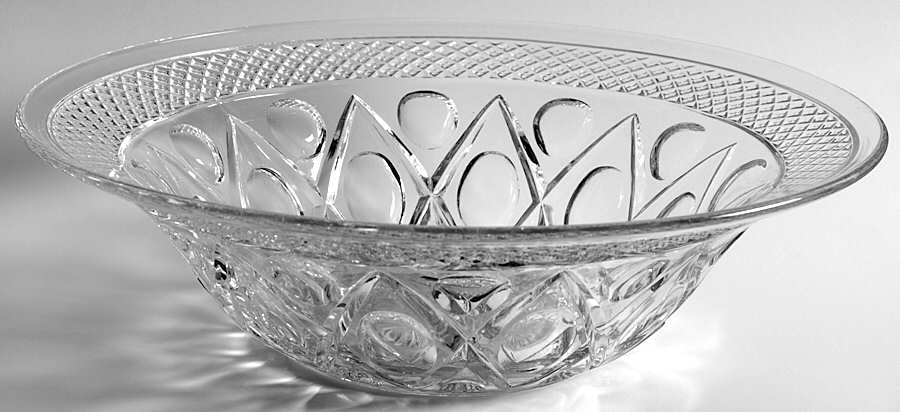 Cape Cod Clear (1602 + 160) 12" Salad Bowl by Imperial Glass-Ohio-1