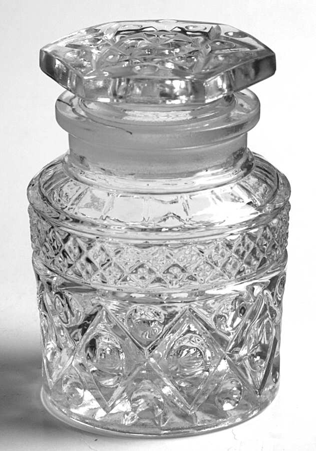 Cape Cod Clear (1602 + 160) Horseradish Dish by Imperial Glass-Ohio-1