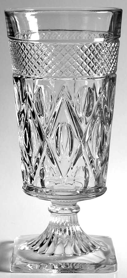 Cape Cod Clear (1602 + 160) Straight Flip Flower Vase by Imperial Glass-Ohio-1