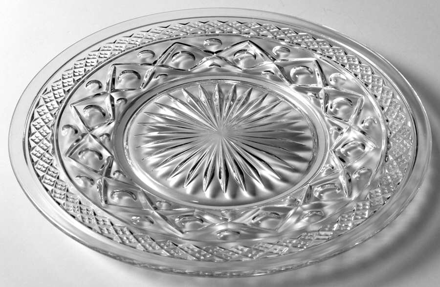 Cape Cod Clear (1602 + 160) 7" Salad Plate by Imperial Glass-Ohio-1
