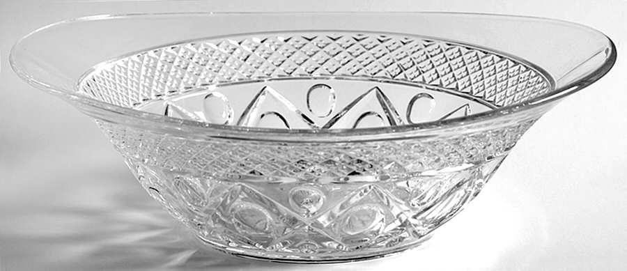 Cape Cod Clear (1602 + 160) 9" Oval Vegetable Bowl by Imperial Glass-Ohio-1