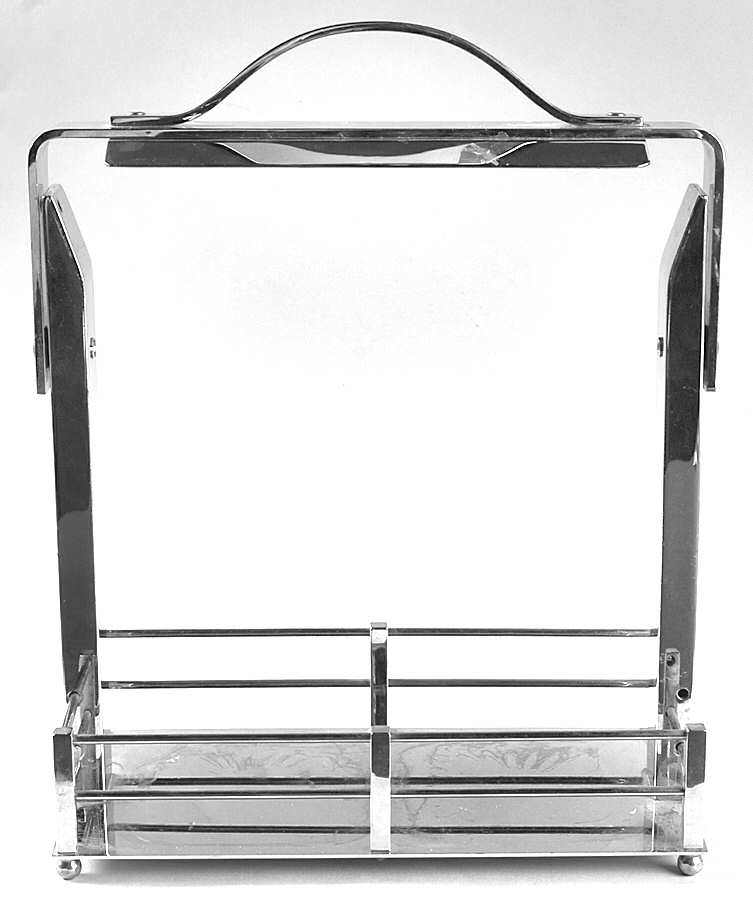 Cape Cod Clear (1602 + 160) Metal Stand for Bourbon & Scotch Decanters by Imperial Glass-Ohio-1