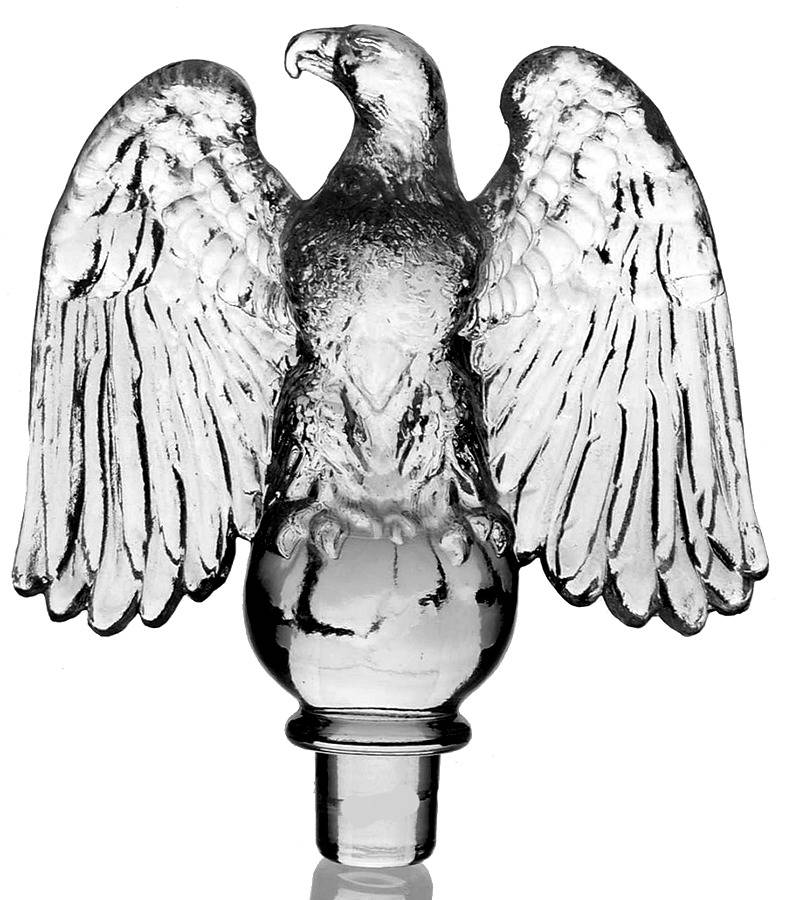 Candlewick Clear (Stem 3400) Eagle Adapter by Imperial Glass-Ohio-1