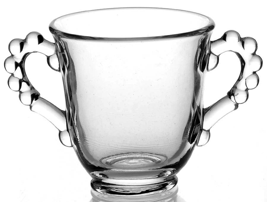 Candlewick Clear (Stem 3400) Sugar-Open by Imperial Glass-Ohio-1