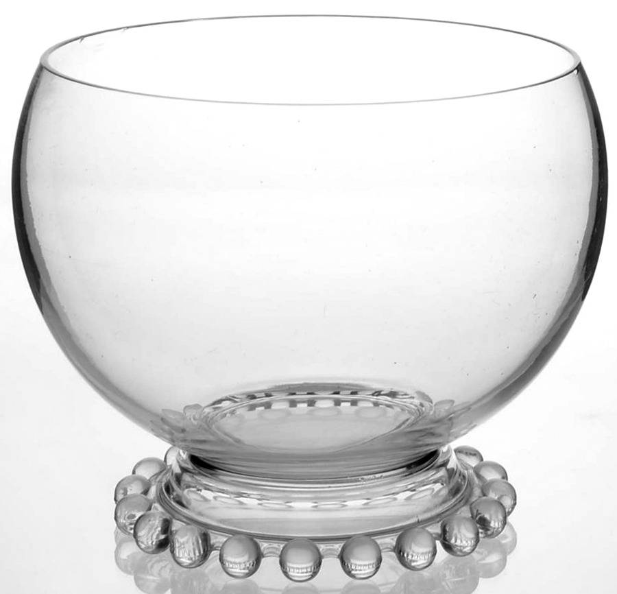 Candlewick Clear (Stem 3400) Storage/Punch Jar No Notched Lid by Imperial Glass-Ohio-1
