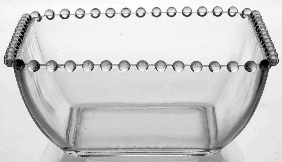 Candlewick Clear (Stem 3400) Square Bowl by Imperial Glass-Ohio-1
