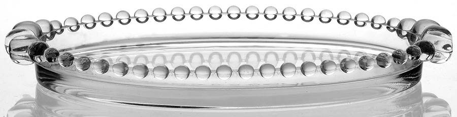 Candlewick Clear (Stem 3400) Oval Tray for Mirror by Imperial Glass-Ohio-1
