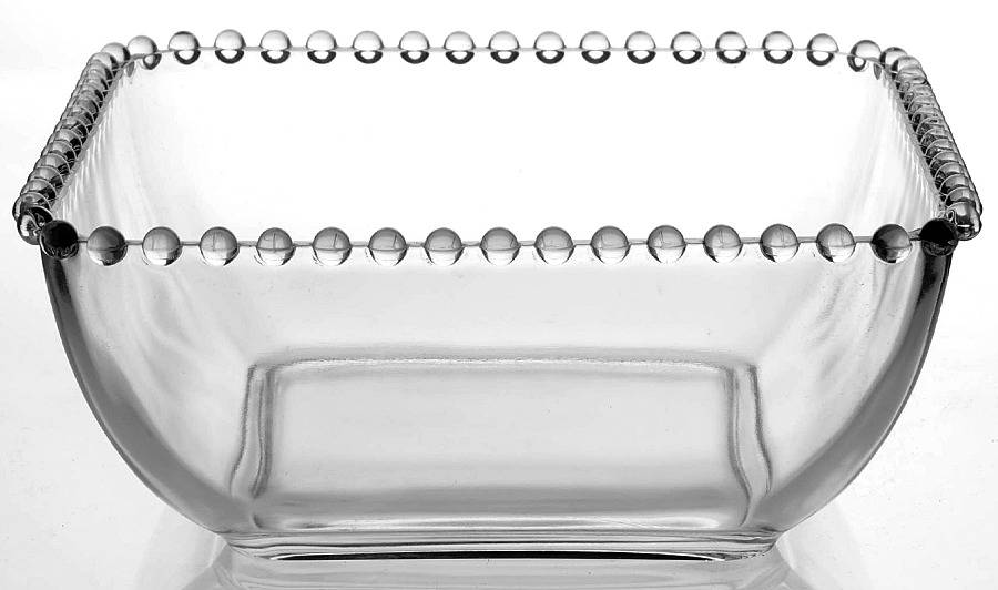 Candlewick Clear (Stem 3400) Square Bowl by Imperial Glass-Ohio-1