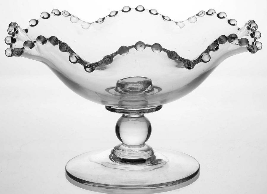 Candlewick Clear (Stem 3400) Large Flower Candleholder by Imperial Glass-Ohio-1