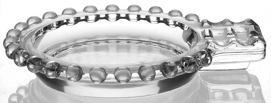 Candlewick Clear (Stem 3400) 2 Slot Ashtray B'Tween Place by Imperial Glass-Ohio-1