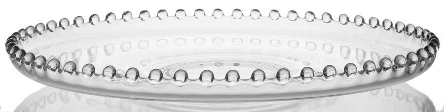 Candlewick Clear (Stem 3400) Cupped Edge Torte Plate by Imperial Glass-Ohio-1