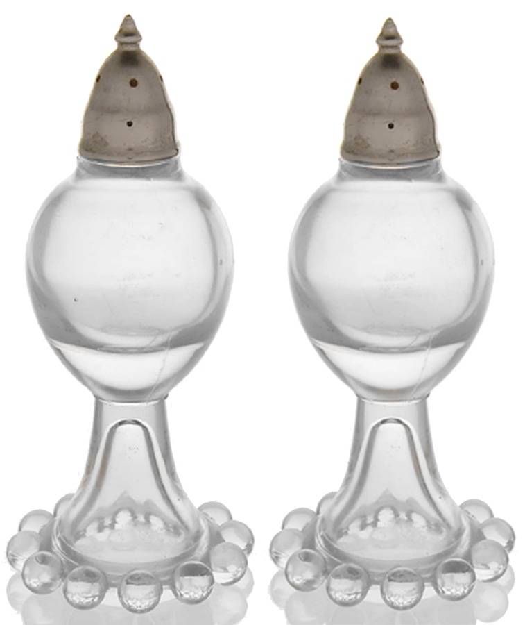 Candlewick Clear (Stem 3400) #190 Shaker W/Metal Lid by Imperial Glass-Ohio-1