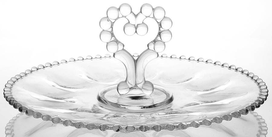 Candlewick Clear (Stem 3400) Deviled Egg Server by Imperial Glass-Ohio-1