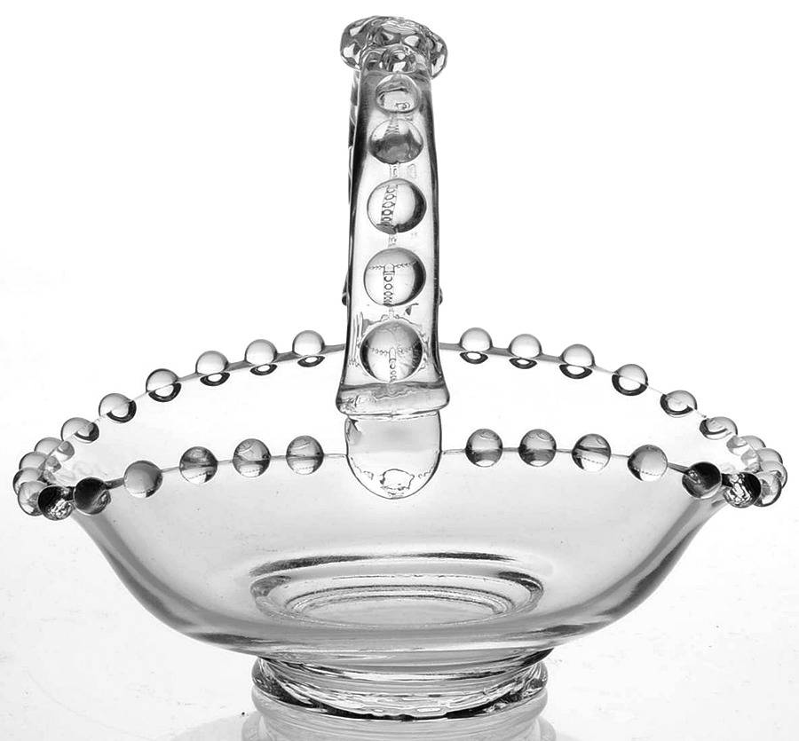 Candlewick Clear (Stem 3400) Basket by Imperial Glass-Ohio-1