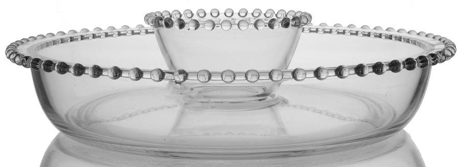 Candlewick Clear (Stem 3400) Hostess Set (2 Piece Bowls 12" & 4" ) by Imperial Glass-Ohio-1