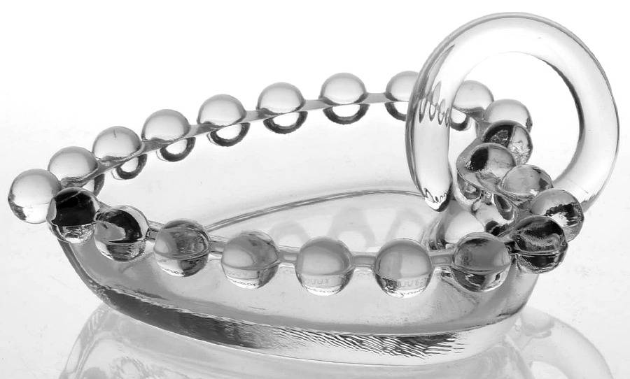 Candlewick Clear (Stem 3400) 5" Handled Heart Bowl by Imperial Glass-Ohio-1