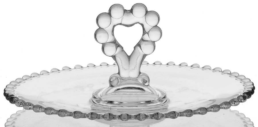 Candlewick Clear (Stem 3400) Handled Bon Bon by Imperial Glass-Ohio-1