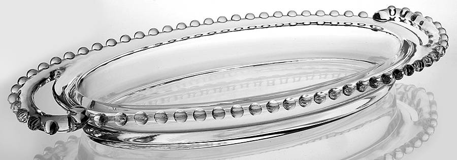 Candlewick Clear (Stem 3400) 13" Oval  Celery by Imperial Glass-Ohio-1