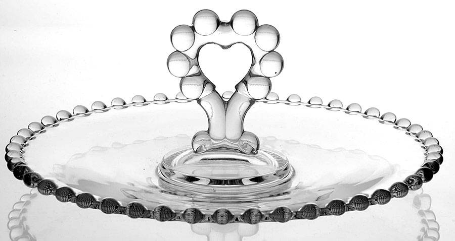 Candlewick Clear (Stem 3400) Round Mint Tray by Imperial Glass-Ohio-1