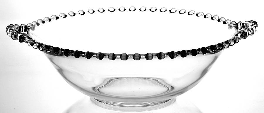 Candlewick Clear (Stem 3400) 14" Handled Bowl by Imperial Glass-Ohio-1