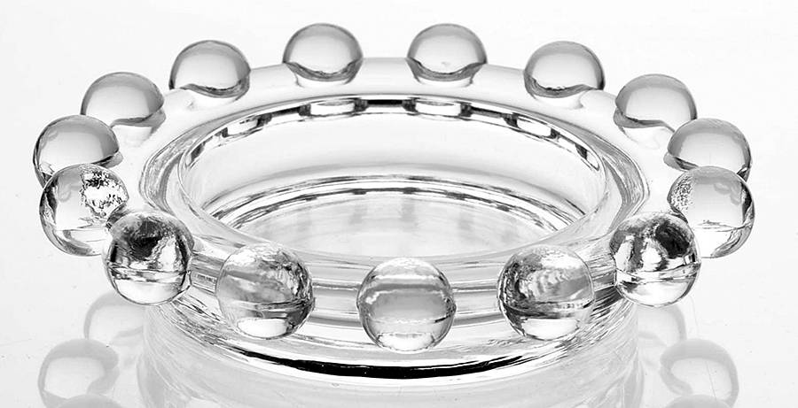 Candlewick Clear (Stem 3400) 4" Round Ashtray by Imperial Glass-Ohio-1