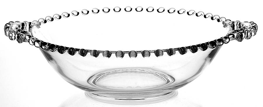 Candlewick Clear (Stem 3400) 10" Handled Bowl by Imperial Glass-Ohio-1