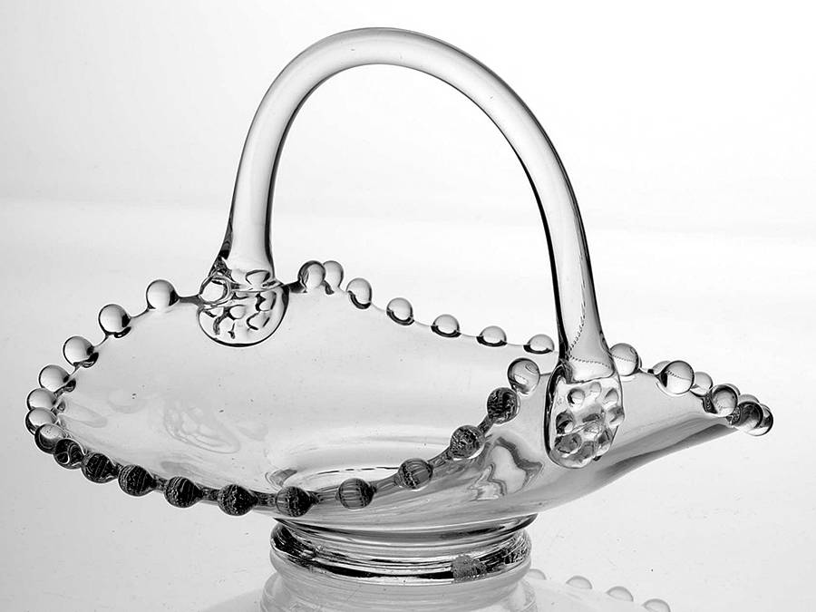 Candlewick Clear (Stem 3400) Small Basket by Imperial Glass-Ohio-1
