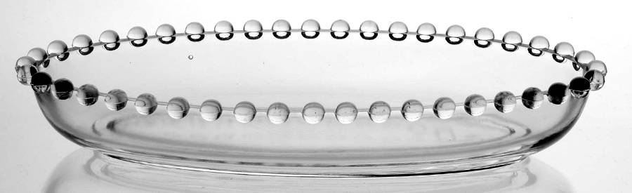 Candlewick Clear (Stem 3400) Olive Dish by Imperial Glass-Ohio-1