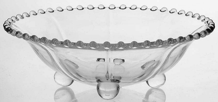 Candlewick Clear (Stem 3400) Four-Toed Bowl by Imperial Glass-Ohio-1