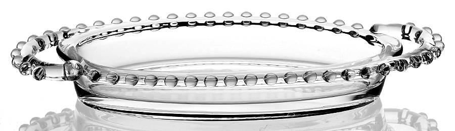 Candlewick Clear (Stem 3400) Handled Pickle Dish by Imperial Glass-Ohio-1