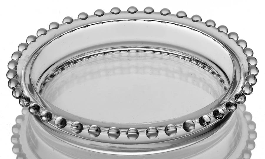 Candlewick Clear (Stem 3400) 6" Round Relish by Imperial Glass-Ohio-1