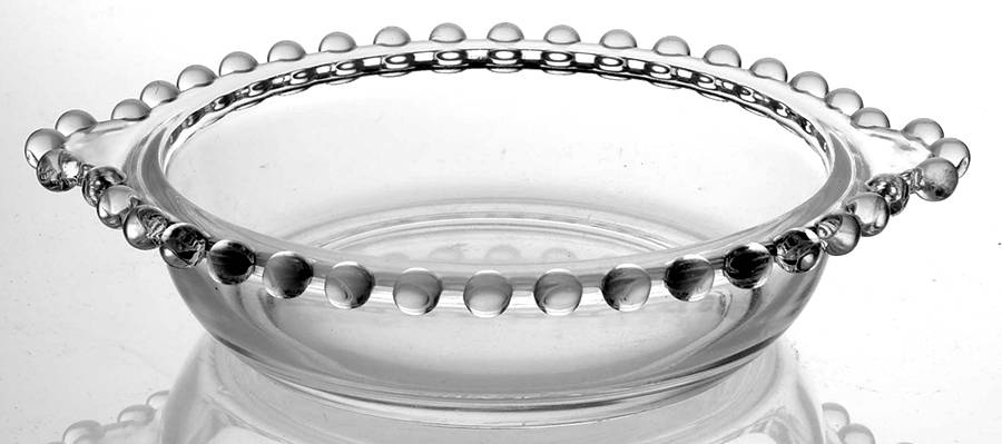 Candlewick Clear (Stem 3400) Round Butter Dish No Lid by Imperial Glass-Ohio-1