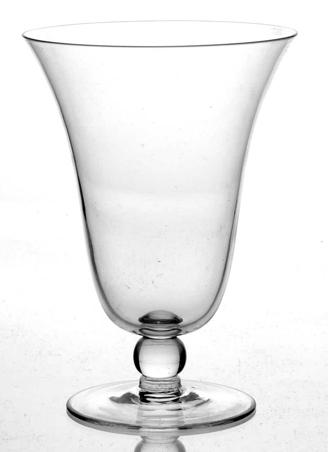 Candlewick Clear (Stem 3400) 9 Oz Footed Tumbler by Imperial Glass-Ohio-1