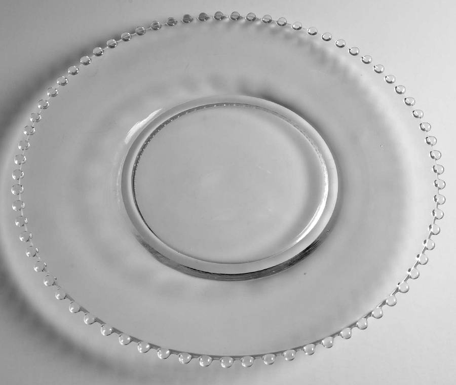 Candlewick Clear (Stem 3400) Service Plate by Imperial Glass-Ohio-1