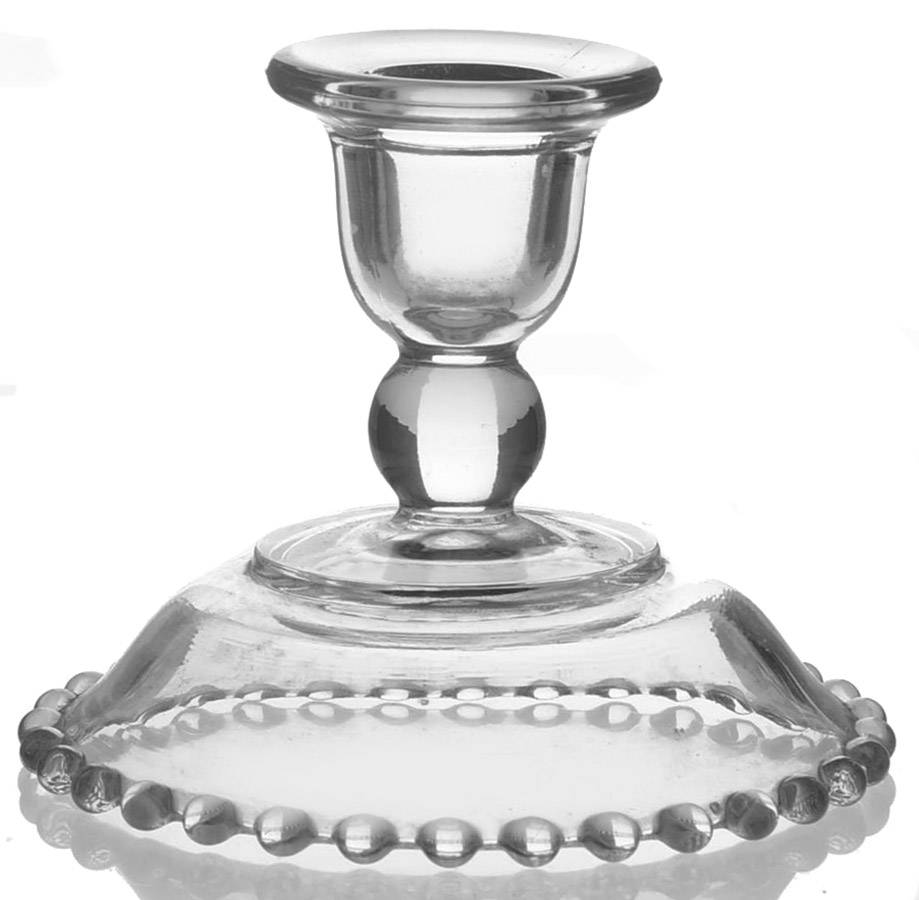 Candlewick Clear (Stem 3400) 3" Single Light Candlestick by Imperial Glass-Ohio-1