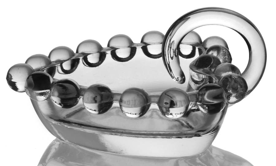 Candlewick Clear (Stem 3400) 4" Handled Heart Bowl by Imperial Glass-Ohio-1