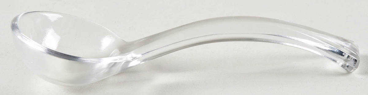 Candlewick Clear (Stem 3400) Plastic Marmalade Ladle/Spoon by Imperial Glass-Ohio-1