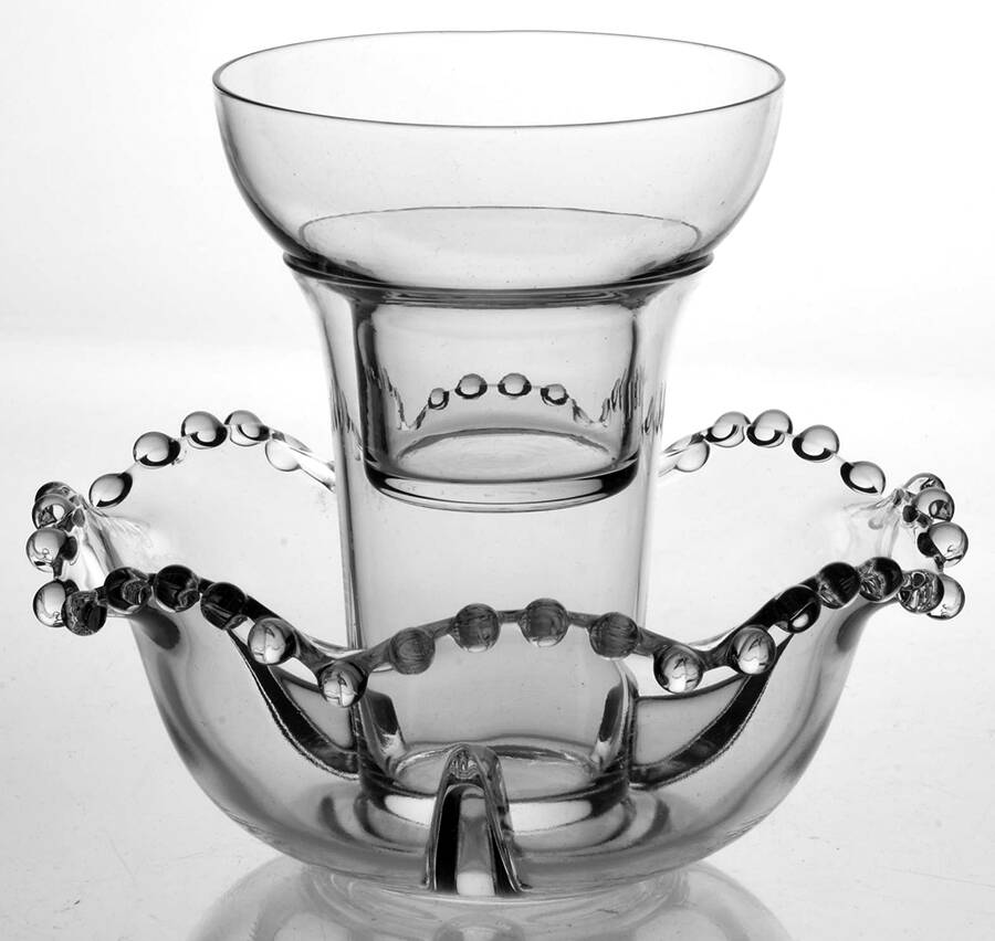 Candlewick Clear (Stem 3400) (3 Piece) Icer Set (Icer Bowl W/2 Liners) by Imperial Glass-Ohio-1