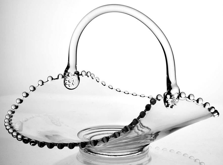Candlewick Clear (Stem 3400) Basket by Imperial Glass-Ohio-1