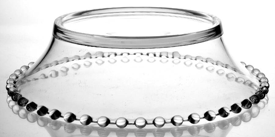 Candlewick Clear (Stem 3400) Punch Bowl Stand by Imperial Glass-Ohio-1