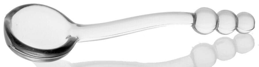 Candlewick Clear (Stem 3400) 3 Bead Mayonnaise Ladle Only by Imperial Glass-Ohio-1