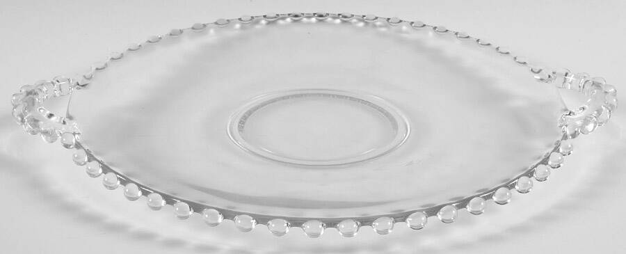 Candlewick Clear (Stem 3400) 10" 2 Handled Plate by Imperial Glass-Ohio-1
