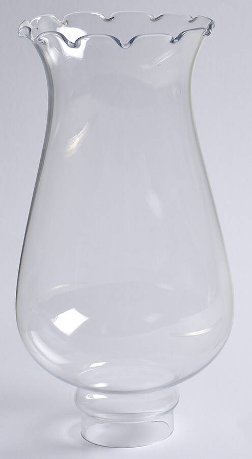 Candlewick Clear (Stem 3400) Globe for Hurricane Lamp by Imperial Glass-Ohio-1