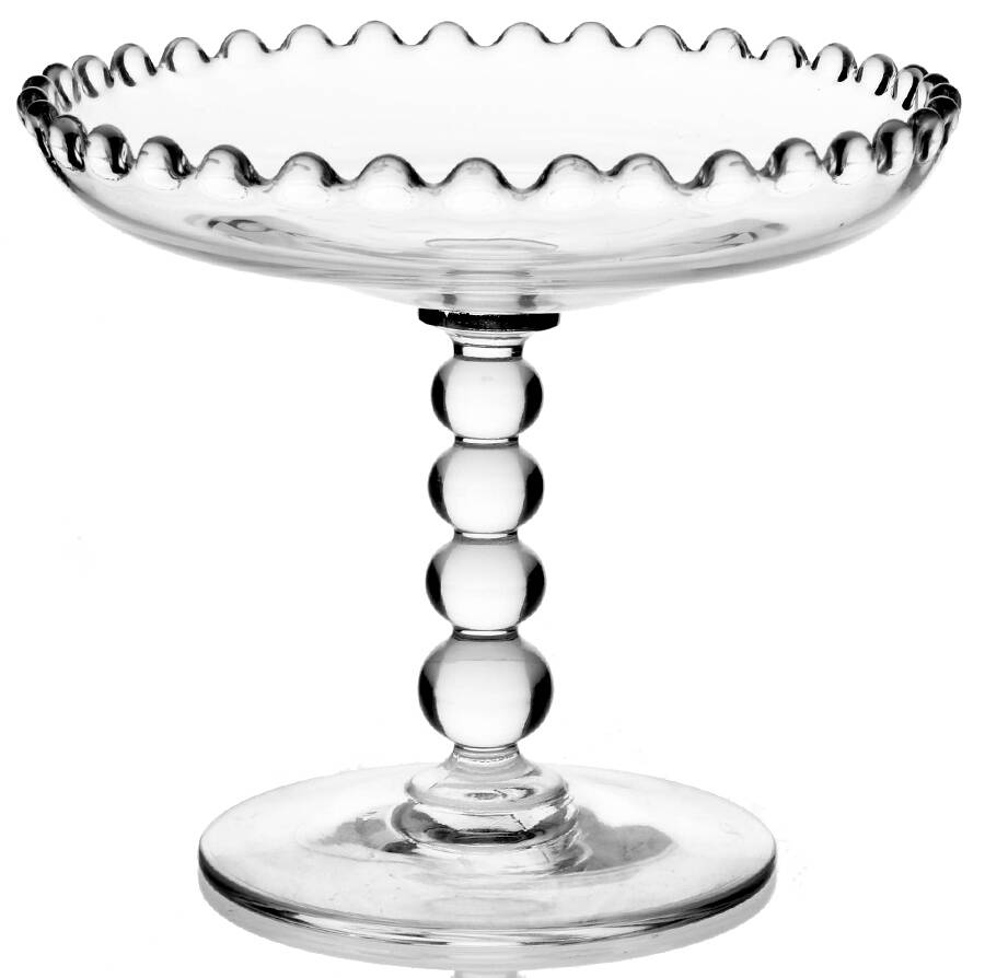 Candlewick Clear (Stem 3400) Round Compote (Height X Width) by Imperial Glass-Ohio-1