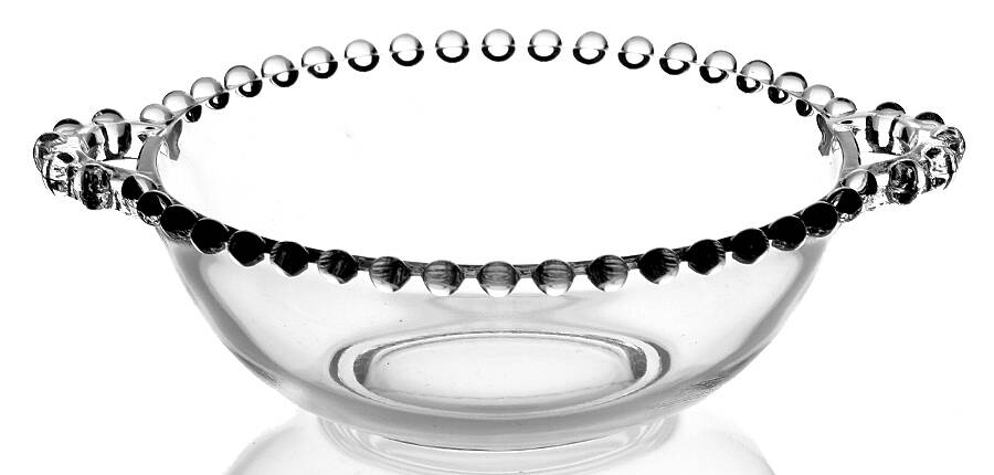 Candlewick Clear (Stem 3400) 7" Handled Bowl/Mayonnaise by Imperial Glass-Ohio-1