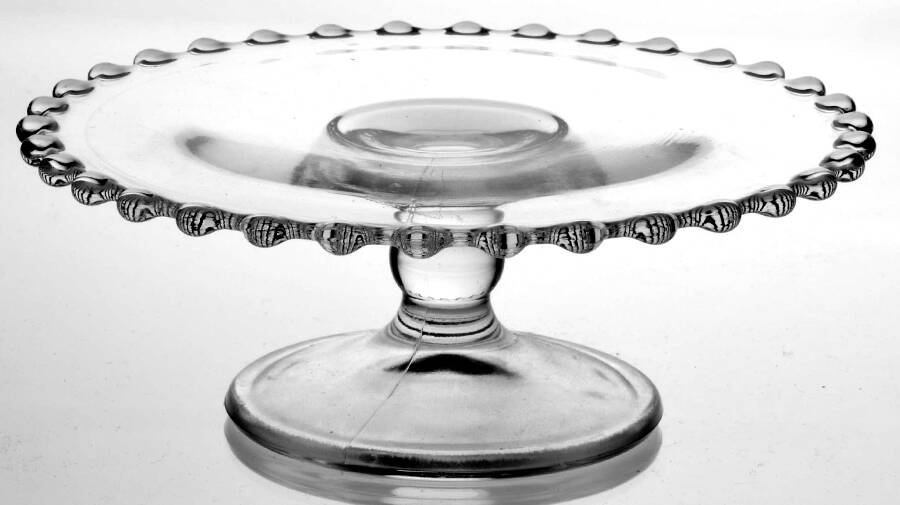 Candlewick Clear (Stem 3400) Cheese Stand by Imperial Glass-Ohio-1