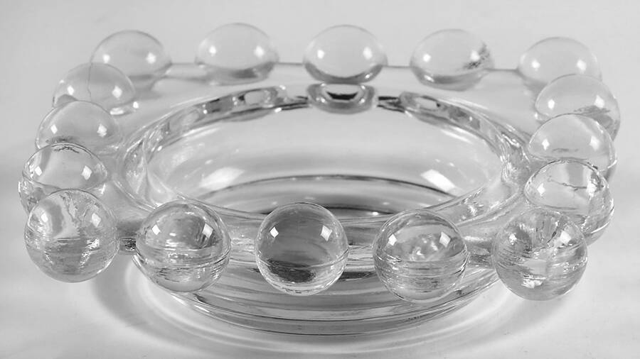 Candlewick Clear (Stem 3400) 3" Square Ashtray by Imperial Glass-Ohio-1