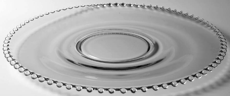 Candlewick Clear (Stem 3400) Torte Plate by Imperial Glass-Ohio-1