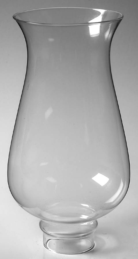 Candlewick Clear (Stem 3400) Globe for Hurricane Lamp by Imperial Glass-Ohio-1