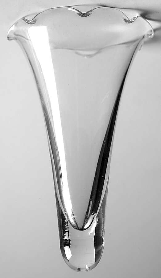 Candlewick Clear (Stem 3400) 4" Plain Top Round Tip Peg Vase by Imperial Glass-Ohio-1